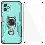Custodia per telefono WANLONFENG in metallo con supporto e protezione per lo schermo, For Galaxy A16 4G / 5G, For Galaxy S25 5G, For Galaxy S25+ 5G, For Galaxy A06 4G