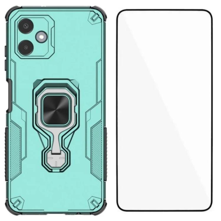 Custodia per telefono WANLONFENG in metallo con supporto e protezione per lo schermo, For Galaxy A16 4G / 5G, For Galaxy S25 5G, For Galaxy S25+ 5G, For Galaxy A06 4G