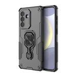 Custodia per telefono WANLONFENG in metallo con supporto e protezione per lo schermo, For Galaxy A16 4G / 5G, For Galaxy S25 5G, For Galaxy S25+ 5G, For Galaxy A06 4G