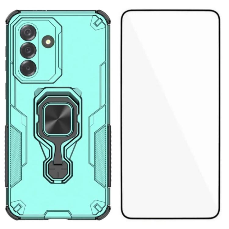 Custodia per telefono WANLONFENG in metallo con supporto e protezione per lo schermo, For Galaxy S25 Edge 5G, For Galaxy A56 5G, For Galaxy A26 5G, For Galaxy A36 5G