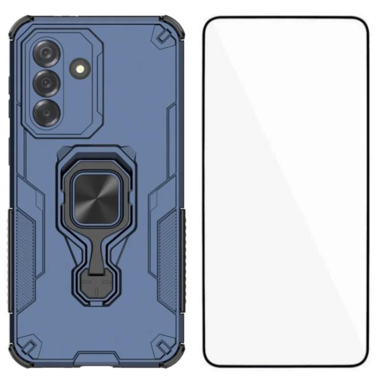 Custodia per telefono WANLONFENG in metallo con supporto e protezione per lo schermo, For Galaxy S26+ 5G, For Galaxy S26 Ultra 5G, For Galaxy S26 5G, For Galaxy A57 5G