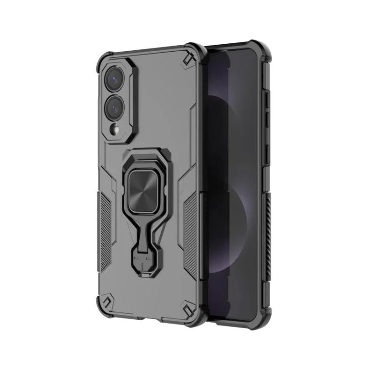 Custodia per telefono WANLONFENG in metallo con supporto e protezione per lo schermo, For Galaxy S25 Edge 5G, For Galaxy A56 5G, For Galaxy A26 5G, For Galaxy A36 5G