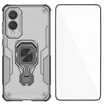 Custodia per telefono WANLONFENG in metallo con supporto e protezione per lo schermo, For Galaxy S25 Edge 5G, For Galaxy A56 5G, For Galaxy A26 5G, For Galaxy A36 5G