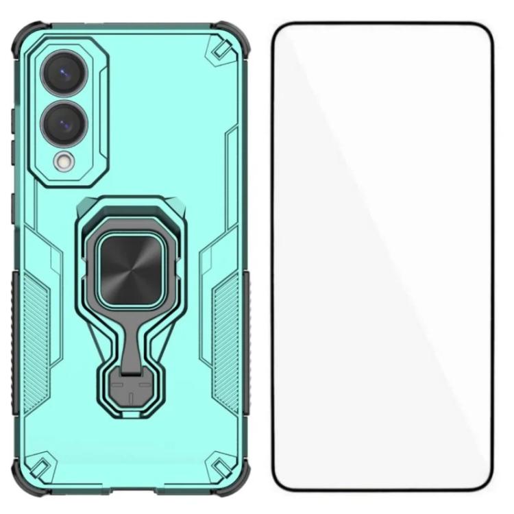 Custodia per telefono WANLONFENG in metallo con supporto e protezione per lo schermo, For Galaxy S25 Edge 5G, For Galaxy A56 5G, For Galaxy A26 5G, For Galaxy A36 5G