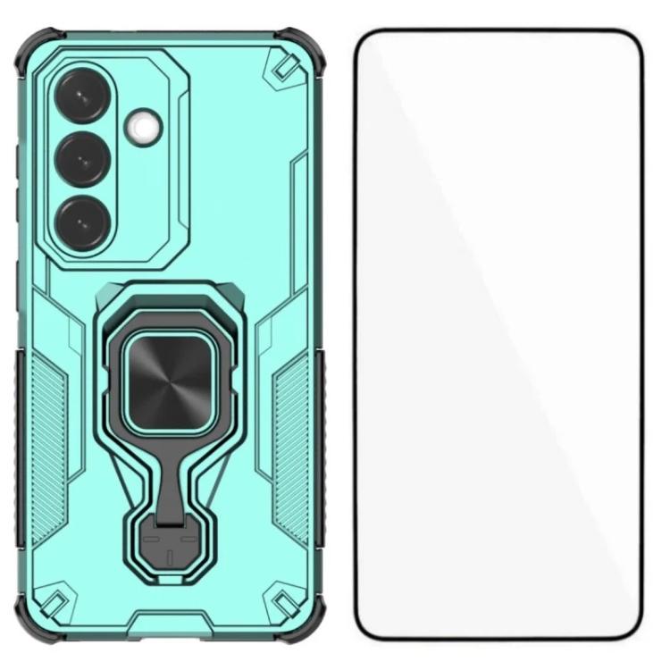 Custodia per telefono WANLONFENG in metallo con supporto e protezione per lo schermo, For Galaxy S26+ 5G, For Galaxy S26 Ultra 5G, For Galaxy S26 5G, For Galaxy A57 5G