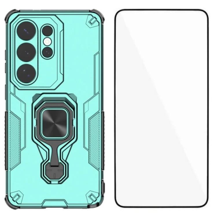 Custodia per telefono WANLONFENG in metallo con supporto e protezione per lo schermo, For Galaxy S26+ 5G, For Galaxy S26 Ultra 5G, For Galaxy S26 5G, For Galaxy A57 5G
