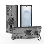 Custodia per telefono WANLONFENG in metallo con supporto e protezione per lo schermo, For Galaxy S26+ 5G, For Galaxy S26 Ultra 5G, For Galaxy S26 5G, For Galaxy A57 5G