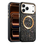 Custodia magnetica antiurto con airbag glitterato per telefono, For iPhone 17 Pro Max, For iPhone 17 Pro, For iPhone 17, For iPhone Air, For iPhone 16 Pro Max, For iPhone 16 Pro