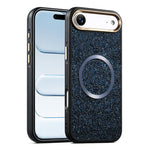 Custodia magnetica antiurto con airbag glitterato per telefono, For iPhone 17 Pro Max, For iPhone 17 Pro, For iPhone 17, For iPhone Air, For iPhone 16 Pro Max, For iPhone 16 Pro