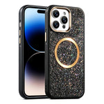 Custodia magnetica antiurto con airbag glitterato per telefono, For iPhone 14 Pro Max, For iPhone 13 Pro Max, For iPhone 13 Pro