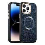 Custodia magnetica antiurto con airbag glitterato per telefono, For iPhone 14 Pro Max, For iPhone 13 Pro Max, For iPhone 13 Pro