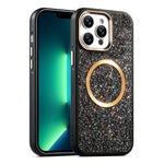 Custodia magnetica antiurto con airbag glitterato per telefono, For iPhone 14 Pro Max, For iPhone 13 Pro Max, For iPhone 13 Pro