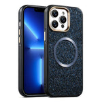 Custodia magnetica antiurto con airbag glitterato per telefono, For iPhone 14 Pro Max, For iPhone 13 Pro Max, For iPhone 13 Pro