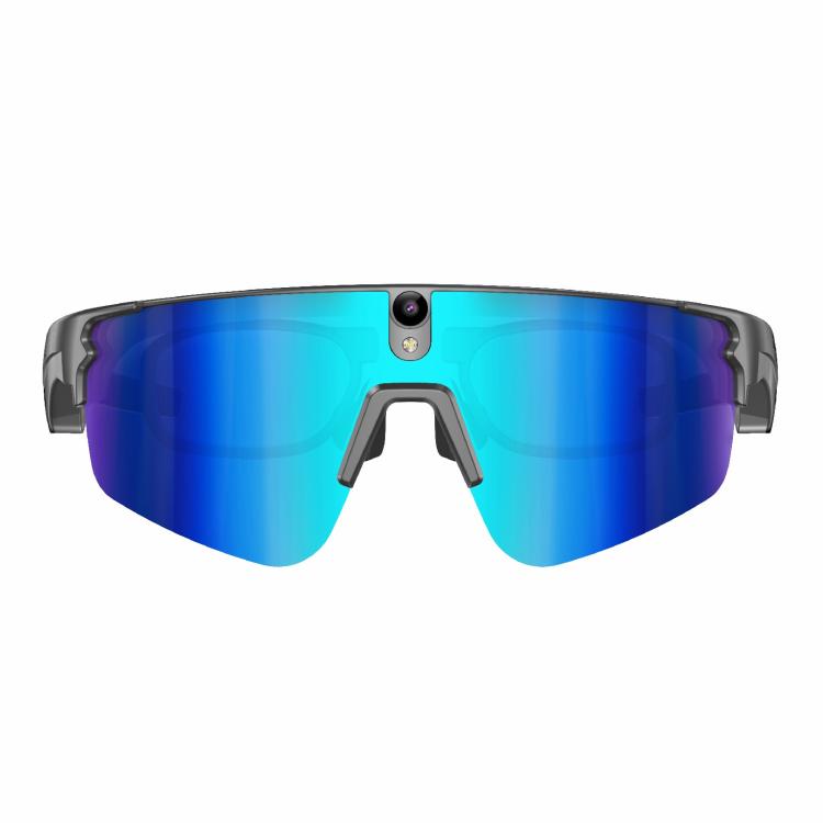 L085 Occhiali intelligenti da ciclismo con intelligenza artificiale, doppio microfono, cancellazione del rumore, assistente vocale e funzione di chiamata, con doppio microfono da 8 MP e cancellazione del rumore.