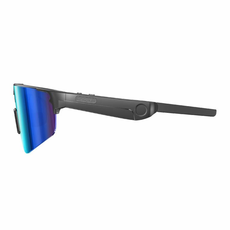 L085 Occhiali intelligenti da ciclismo con intelligenza artificiale, doppio microfono, cancellazione del rumore, assistente vocale e funzione di chiamata, con doppio microfono da 8 MP e cancellazione del rumore.
