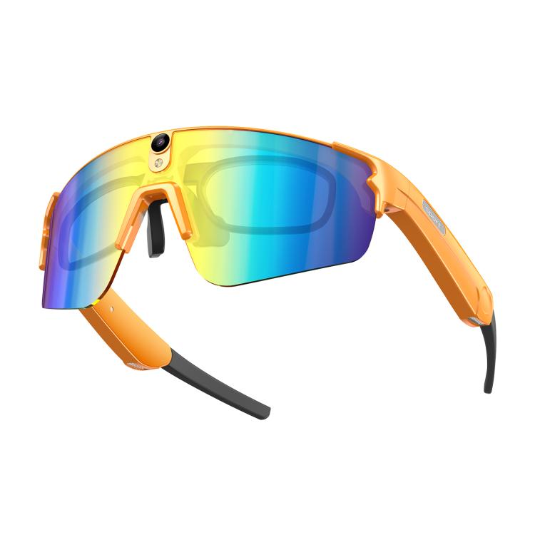 L085 Occhiali intelligenti da ciclismo con intelligenza artificiale, doppio microfono, cancellazione del rumore, assistente vocale e funzione di chiamata, con doppio microfono da 8 MP e cancellazione del rumore.