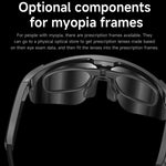 L085 Occhiali intelligenti da ciclismo con intelligenza artificiale, doppio microfono, cancellazione del rumore, assistente vocale e funzione di chiamata, con doppio microfono da 8 MP e cancellazione del rumore.