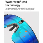 L085 Occhiali intelligenti da ciclismo con intelligenza artificiale, doppio microfono, cancellazione del rumore, assistente vocale e funzione di chiamata, con doppio microfono da 8 MP e cancellazione del rumore.