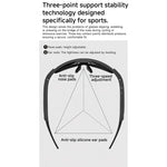 L085 Occhiali intelligenti da ciclismo con intelligenza artificiale, doppio microfono, cancellazione del rumore, assistente vocale e funzione di chiamata, con doppio microfono da 8 MP e cancellazione del rumore.