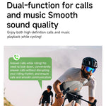 L085 Occhiali intelligenti da ciclismo con intelligenza artificiale, doppio microfono, cancellazione del rumore, assistente vocale e funzione di chiamata, con doppio microfono da 8 MP e cancellazione del rumore.