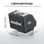 Rialzo per slitta a caldo Godox TR TTL, TR-C For Canon, TR-F For FUJIFILM, TR-N For Nikon, TR-O For Olympus, TR-S For Sony