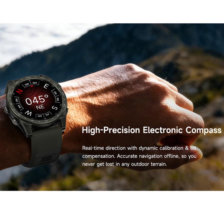 Smartwatch sportivo T8 Pro con display AMOLED da 1,43 pollici, supporto per chiamate Bluetooth, monitoraggio del sonno, dell'ossigeno nel sangue, della frequenza cardiaca e della salute durante la sedentarietà.