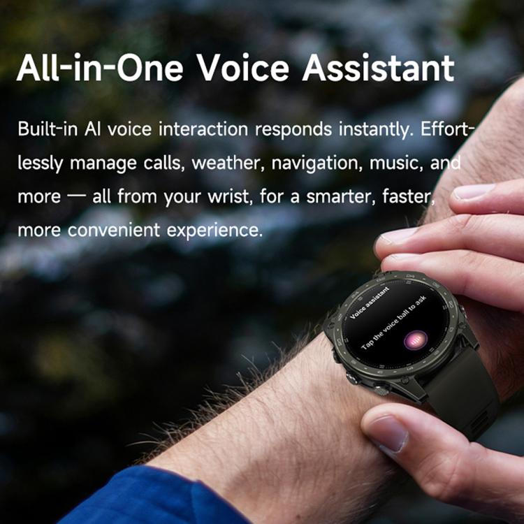 Smartwatch sportivo T8 Pro con display AMOLED da 1,43 pollici, supporto per chiamate Bluetooth, monitoraggio del sonno, dell'ossigeno nel sangue, della frequenza cardiaca e della salute durante la sedentarietà.