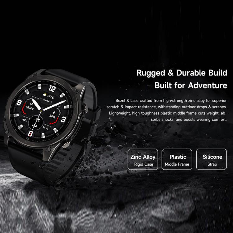 Smartwatch sportivo T8 Pro con display AMOLED da 1,43 pollici, supporto per chiamate Bluetooth, monitoraggio del sonno, dell'ossigeno nel sangue, della frequenza cardiaca e della salute durante la sedentarietà.