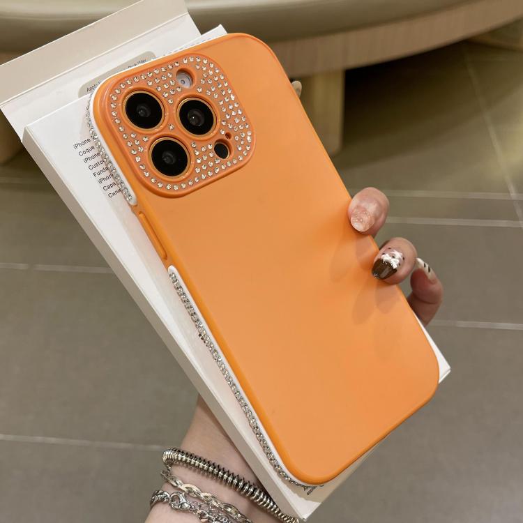 Custodia per telefono Full Diamond con ampia finestra, bordo IMD e finitura satinata in TPU., For iPhone 15 Pro, For iPhone 15 Plus / 14 Plus, For iPhone 15, For iPhone 14 / 13