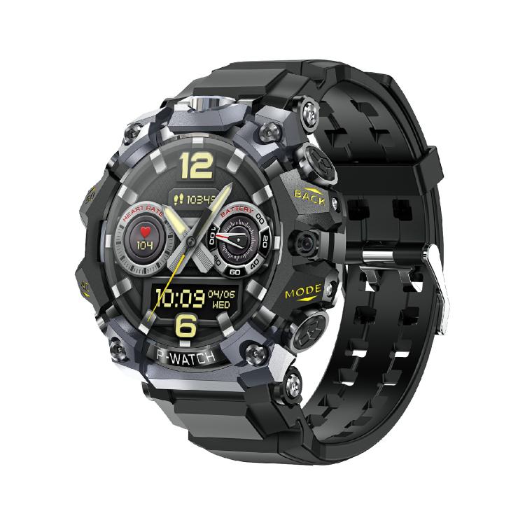Smartwatch sportivo GPS S669 con display AMOLED da 1,75 pollici, supporto per chiamate Bluetooth, monitoraggio del sonno, dell'ossigeno nel sangue, della frequenza cardiaca e del ciclo mestruale femminile.