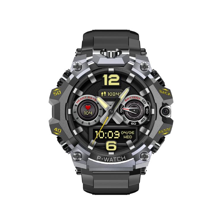 Smartwatch sportivo GPS S669 con display AMOLED da 1,75 pollici, supporto per chiamate Bluetooth, monitoraggio del sonno, dell'ossigeno nel sangue, della frequenza cardiaca e del ciclo mestruale femminile.