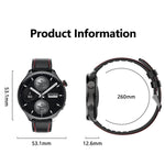 Smartwatch sportivo GPS S669 con display AMOLED da 1,75 pollici, supporto per chiamate Bluetooth, monitoraggio del sonno, dell'ossigeno nel sangue, della frequenza cardiaca e del ciclo mestruale femminile.