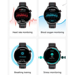 Smartwatch sportivo GPS S669 con display AMOLED da 1,75 pollici, supporto per chiamate Bluetooth, monitoraggio del sonno, dell'ossigeno nel sangue, della frequenza cardiaca e del ciclo mestruale femminile.