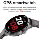 Smartwatch sportivo GPS S669 con display AMOLED da 1,75 pollici, supporto per chiamate Bluetooth, monitoraggio del sonno, dell'ossigeno nel sangue, della frequenza cardiaca e del ciclo mestruale femminile.