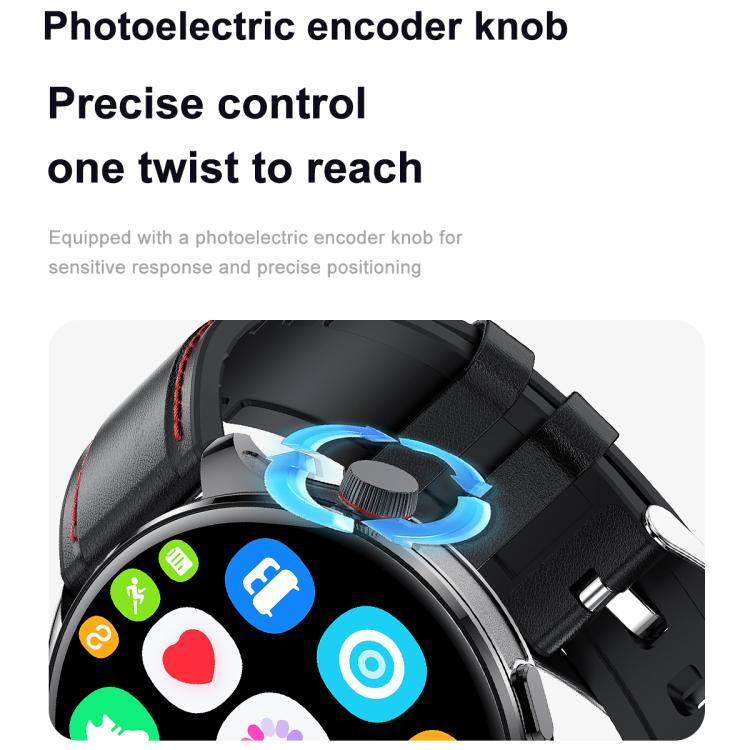 Smartwatch sportivo GPS S669 con display AMOLED da 1,75 pollici, supporto per chiamate Bluetooth, monitoraggio del sonno, dell'ossigeno nel sangue, della frequenza cardiaca e del ciclo mestruale femminile.