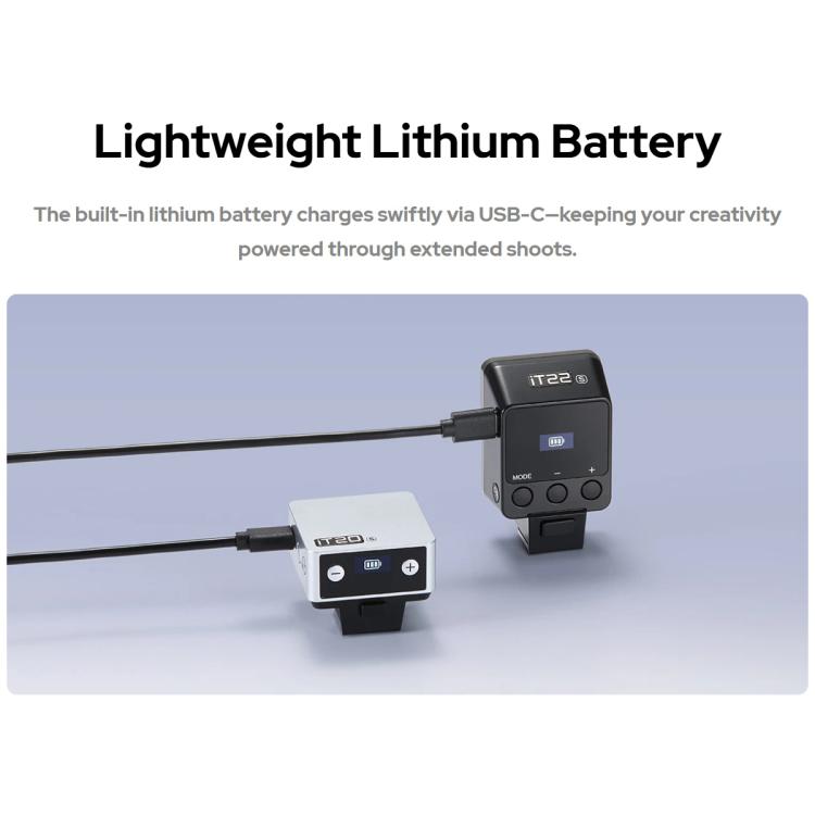 Flash per fotocamera Godox iT22 TTL Mini iFlash, iT22 C For Canon, iT22 N For Nikon, iT22 S For Sony, iT22 F For FUJIFILM, iT22 O For Olympus / Panasonic