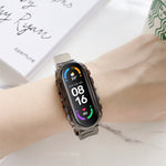 Per Xiaomi Mi Band 5/4 Cinturino universale in silicone trasparente con cinturino di ricambio