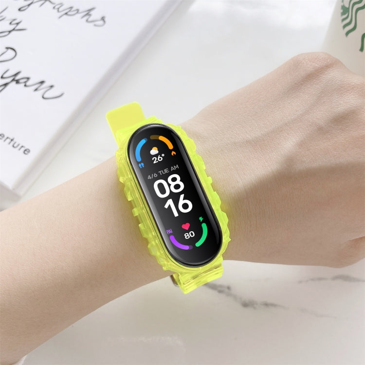 Per Xiaomi Mi Band 5/4 Cinturino universale in silicone trasparente con cinturino di ricambio