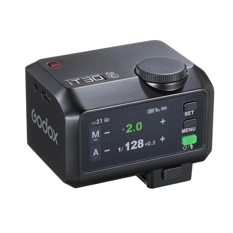 Flash per fotocamera Godox iT30 Pro TTL Mini iFlash, iT30 Pro C For Canon, iT30 Pro N For Nikon, iT30 Pro S For Sony, iT30 Pro F For FUJIFILM, iT30 Pro O For Olympus / Panasonic, iT30 Pro L For Leica