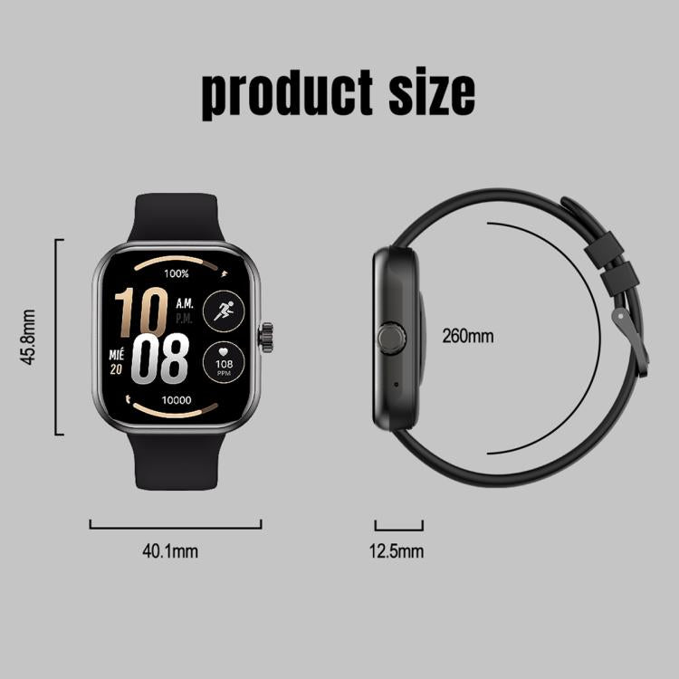 Smartwatch sportivo GPS S339 da 1,85 pollici con display AMOLED, supporto per chiamate Bluetooth, monitoraggio del sonno, ossigenazione del sangue e frequenza cardiaca.