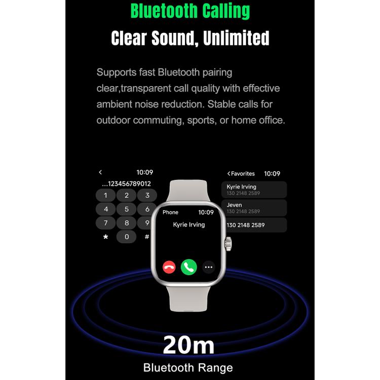 Smartwatch sportivo GPS S339 da 1,85 pollici con display AMOLED, supporto per chiamate Bluetooth, monitoraggio del sonno, ossigenazione del sangue e frequenza cardiaca.