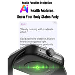 Smartwatch sportivo GPS S339 da 1,85 pollici con display AMOLED, supporto per chiamate Bluetooth, monitoraggio del sonno, ossigenazione del sangue e frequenza cardiaca.