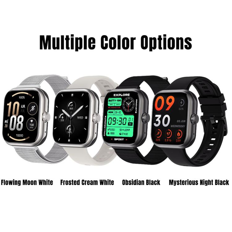Smartwatch sportivo GPS S339 da 1,85 pollici con display AMOLED, supporto per chiamate Bluetooth, monitoraggio del sonno, ossigenazione del sangue e frequenza cardiaca.
