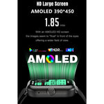 Smartwatch sportivo GPS S339 da 1,85 pollici con display AMOLED, supporto per chiamate Bluetooth, monitoraggio del sonno, ossigenazione del sangue e frequenza cardiaca.