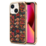 Custodia magnetica galvanizzata per telefono della serie Denor Peony, For iPhone 14 / 13, For iPhone 14 Pro, For iPhone 14 Pro Max, For iPhone 13 Pro Max, For iPhone 13 Pro