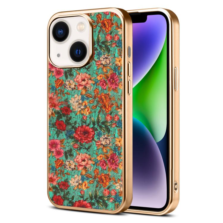 Custodia magnetica galvanizzata per telefono della serie Denor Peony, For iPhone 16 Plus, For iPhone 16, For iPhone 15 Pro Max, For iPhone 15 Pro, For iPhone 15 Plus / 14 Plus, For iPhone 15