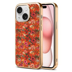 Custodia magnetica galvanizzata per telefono della serie Denor Peony, For iPhone 16 Plus, For iPhone 16, For iPhone 15 Pro Max, For iPhone 15 Pro, For iPhone 15 Plus / 14 Plus, For iPhone 15