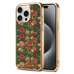 Custodia magnetica galvanizzata per telefono della serie Denor Peony, For iPhone 16 Plus, For iPhone 16, For iPhone 15 Pro Max, For iPhone 15 Pro, For iPhone 15 Plus / 14 Plus, For iPhone 15