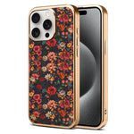 Custodia magnetica galvanizzata per telefono della serie Denor Peony, For iPhone 16 Plus, For iPhone 16, For iPhone 15 Pro Max, For iPhone 15 Pro, For iPhone 15 Plus / 14 Plus, For iPhone 15