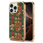 Custodia magnetica galvanizzata per telefono della serie Denor Peony, For iPhone 17 Pro Max, For iPhone 17 Pro, For iPhone 17, For iPhone Air, For iPhone 16 Pro Max, For iPhone 16 Pro